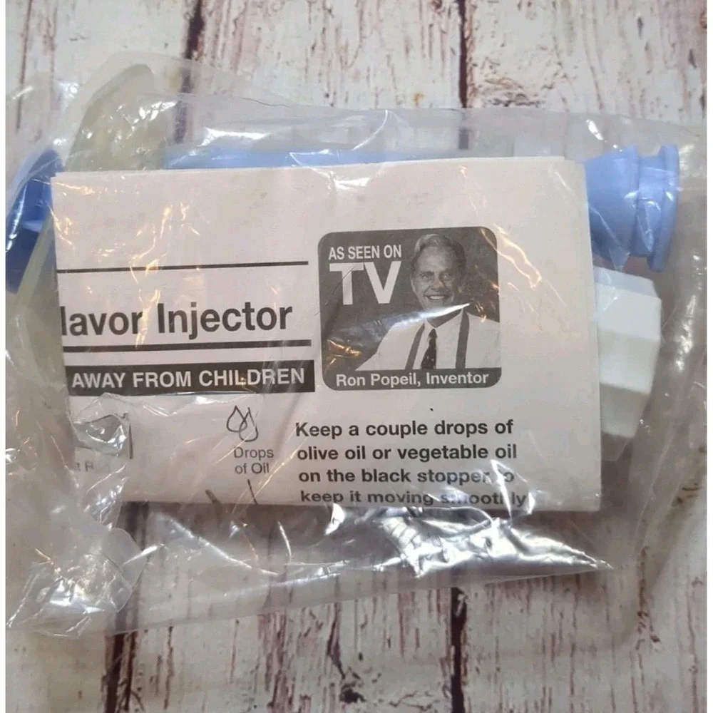 Ronco Giant Solid Food Flavor Injector Syringe Showtime New‎